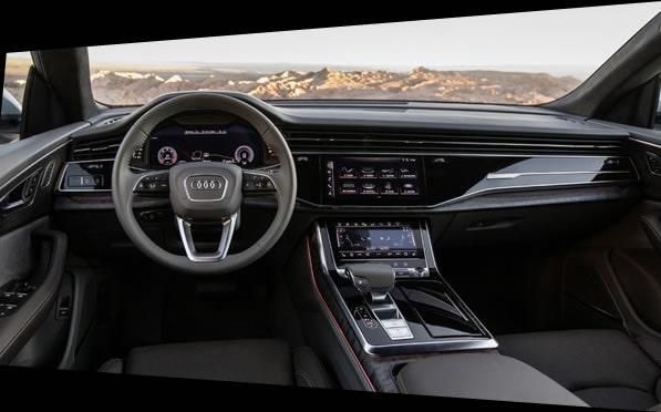 Audi Q8 Rental interior