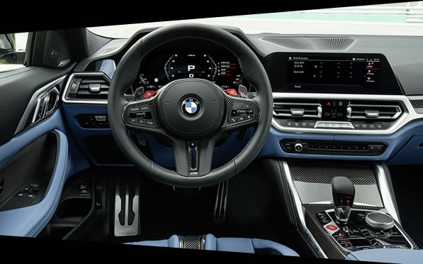 BMW M4 Rental interior