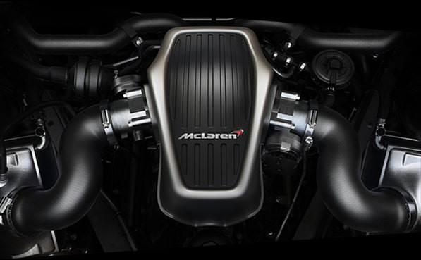 McLaren 570s rental engine