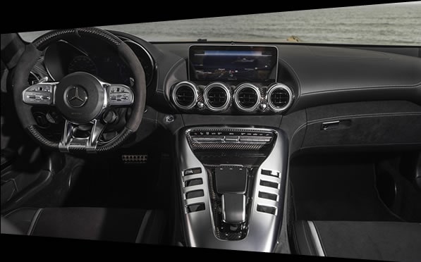 Mercedes AMG GT Rental interior