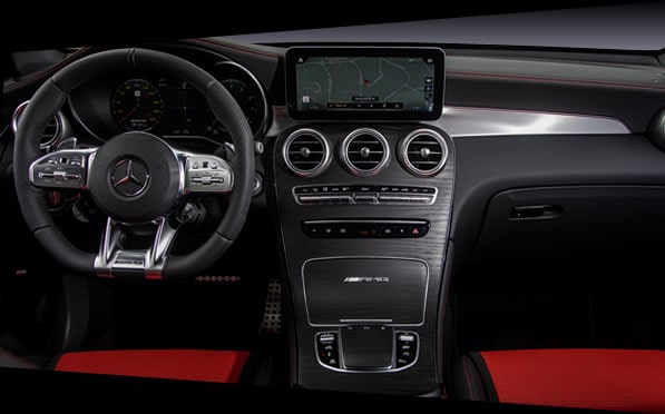 Mercedes GLC 43 Rental interior 2