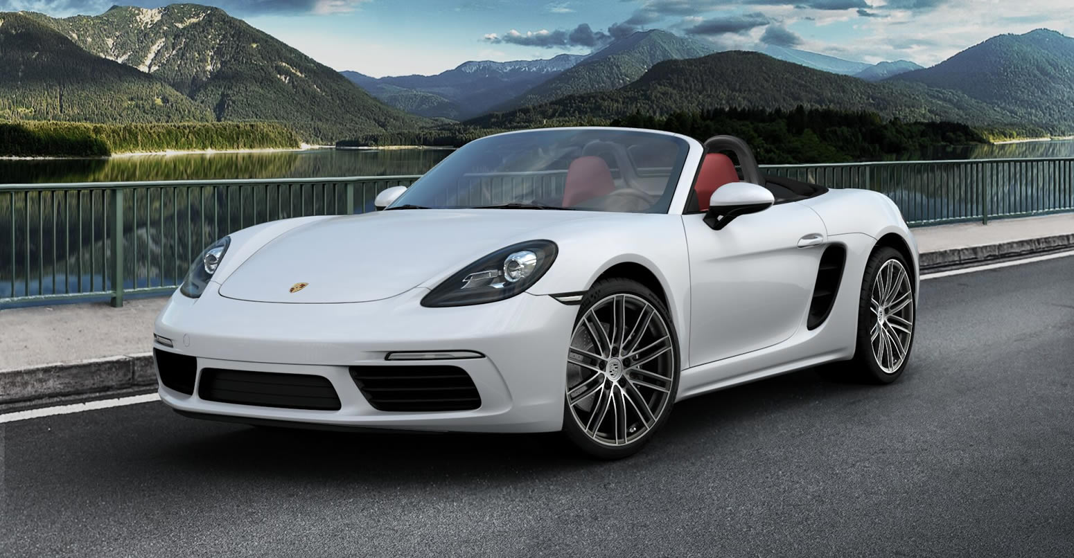 Porsche 718 Boxster Rental side