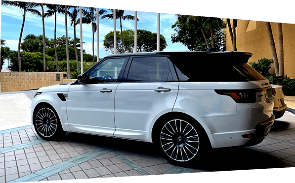 Range Rover sport Rental side