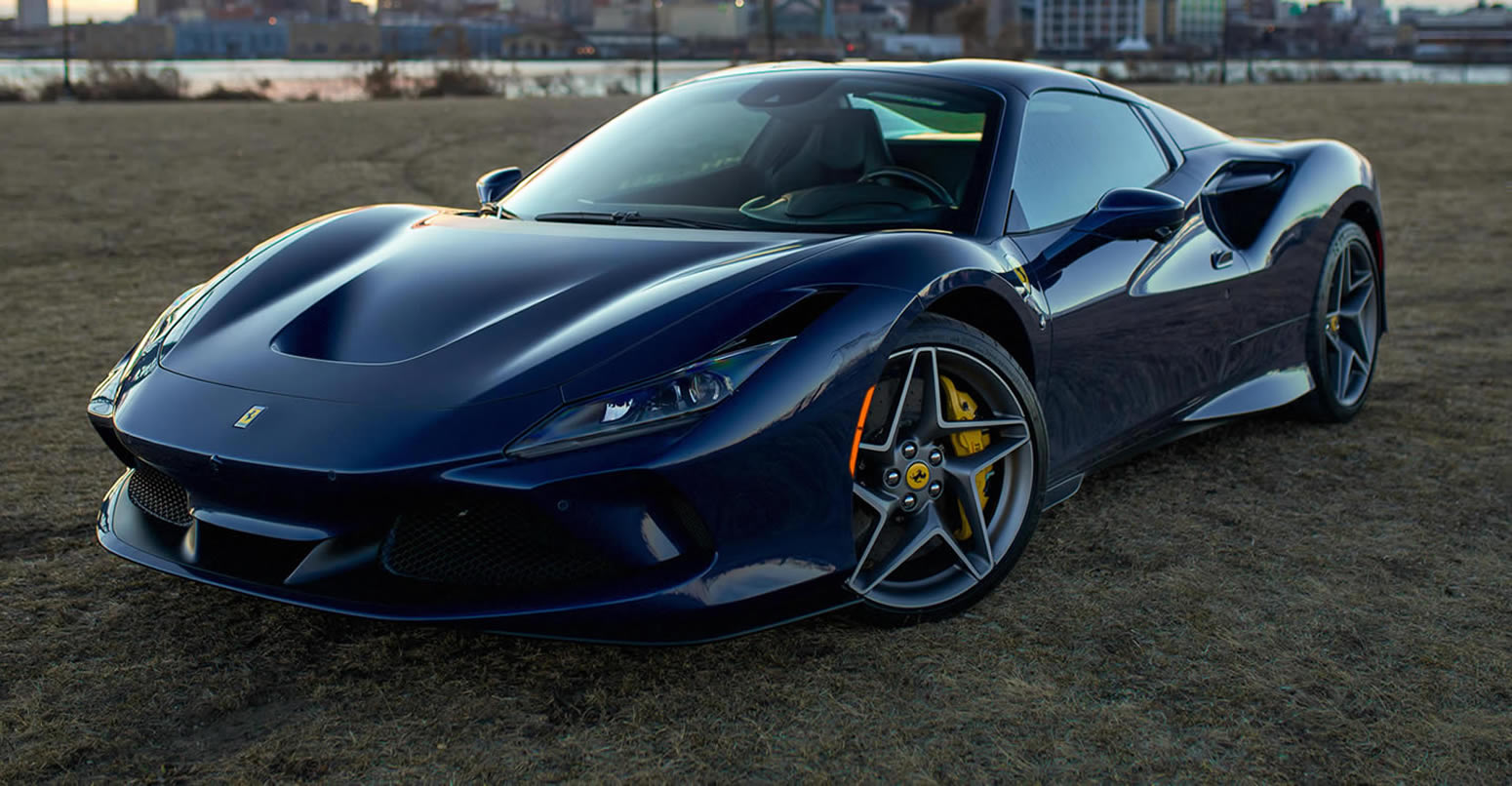 Ferrari F8 Spider Rental front