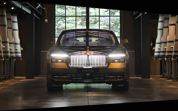 Rolls royce spectre rental front
